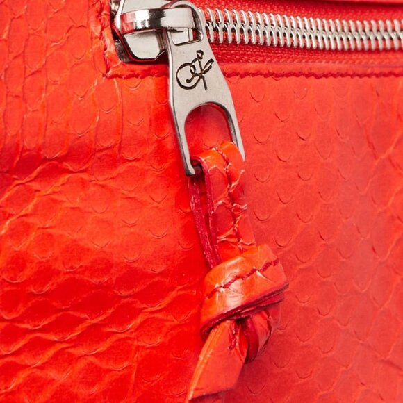 Proenza Schouler Red Python PS1 Tote Bag - Picture 11 of 12